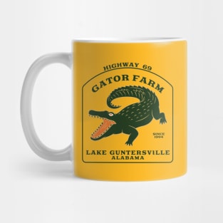 Highway 69 Lake Guntersville Gator Farm Mug